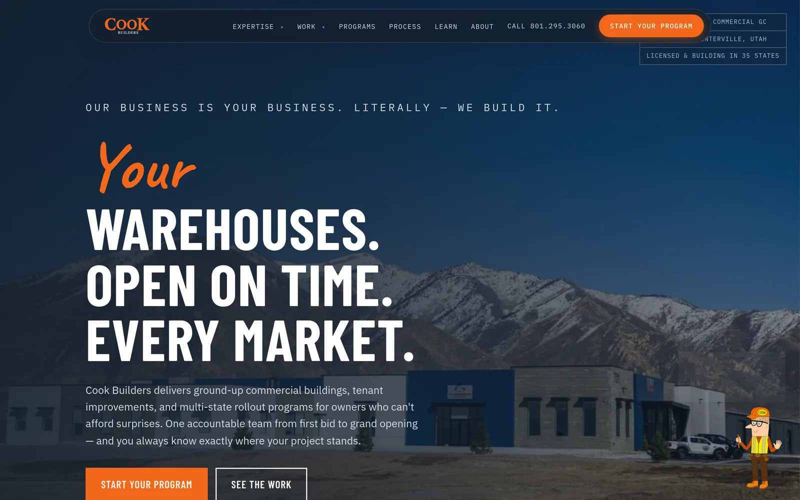 Cook Builders site